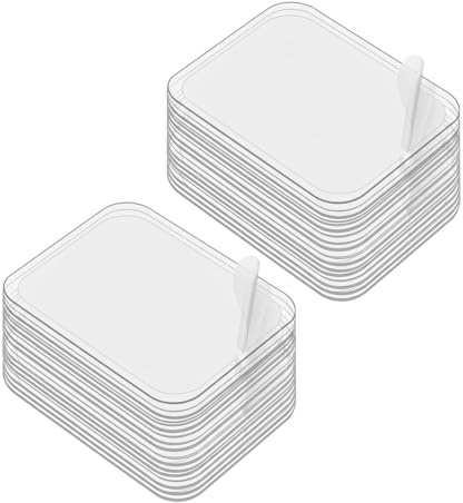 50 Stück Doppelseitig Klebepads,Transparent Klebeband,Ablösbar Spurlos Nano Tape Sticker,für Zuhause,Büro,Wände,Befestigung einer Steckdosenleiste oder anderer Gegenstände an der Wand(50*50mm)