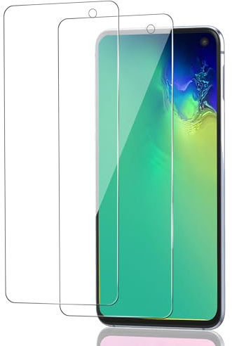 ICESPRING für Panzerglas für Samsung Galaxy S10E Schutzfolie, 2 Stück Fingerabdruck-ID Panzerfolie für Samsung S10E Folie, 9H Härte Schutzglas für Galaxy S10E Panzer Schutz Glas