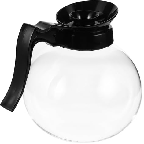 Adorainbow Thermoskanne Isoliert aus Hitzebeständigem Glas Kaffeekanne Multifunktional mit Pfeife Perkolator Langlebig für Herd und Camping für Tee und Kaffee
