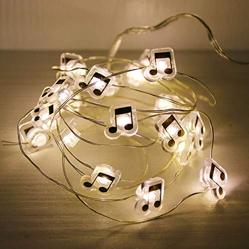 Accessoire-Lichterkette, von GUOCHENG Modern Note Copper String Light