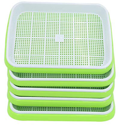 Batop - Bandeja para gérmenes (5 unidades), color verde