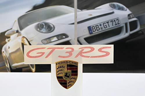 Porsche 911 997 GT3 RS MK1 2007-2009 Schriftzug orange/Logo