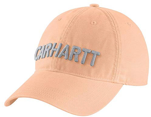 Carhartt Cappello con Logo in Tela Coperchio, Cantaloupe Melone, Taglia Unica Donna