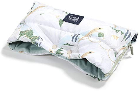 La Millou Aspen Winterfester Muff, Reiher in Creme Lotus & Smoke Mint