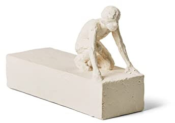 Kähler Widder H12 cm Astro Skulpturen Spiritueller Fokus aus Steinzeug, rot