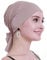 osvyo Bambus Chemo Kopftuch für Frauen mit Haarausfall - Krebspatienten Kopfbedeckung Turban in Versiegelter Verpackung BLASS Mauve