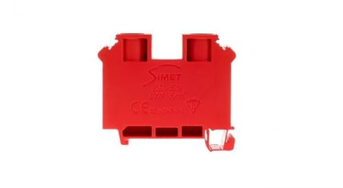 SIMET Schraubklemmenblock ZSG1-35.0c rot Marke