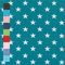 Swafing Verena Jersey 3,5cm große Sterne Baumwolle (Sterne groß, petrol, 0,5m)(747)