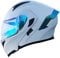 Casque Modulaire Intégré,Modulable Casque Moto avec Double Visière Anti-buée pour Scooter,Mp3 pour Hommes et Femmes Homologué ECE