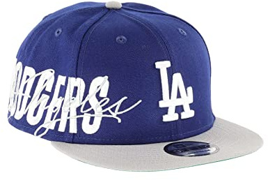 New Era Los Angeles Dodgers Sidefont Blue/Grey 9Fifty Snapback Cap - One-Size