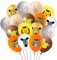 Luftballons Tiere, Ballons Jungle Safari, 35 Stück 12 Zoll Latex Druck Ballon, Wildtiere Party Deko, Dschungel Party Zubehör für Kinder Geburtstag Mottoparty Dekoration
