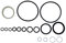 KUNZER WK 1032 FSH-11 Reparatursatz zu WK 1032 FSH – Ersatz-Dichtungsringe zu Hydraulischer Rangierwagenheber – 17 TLG.