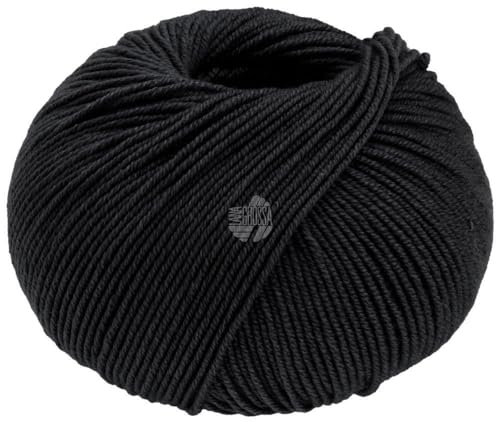 LANA GROSSA Cool Wool Seta | Cool Wool Klassiker mit Seidenanteil | Handstrickgarn aus 80% Schurwolle (Merino extrafein) & 20% Seide | 50g Wolle zum Stricken & Häkeln | 160m Garn FB 18