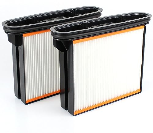 2X Premium Filtro Pieghettato per Bosch Gas 25 - GAS25 | Gas 50 - GAS50 | Gas 50M - GAS50M | GAS25L SFC | Compatibile con Bosch 2607432014, 2607432015, 2607432016, 2607432017