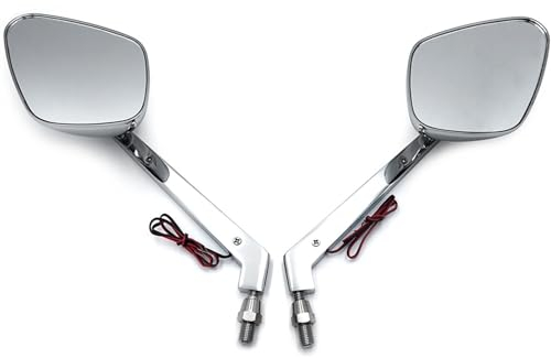 Lenkerendenspiegel Motorrad Blinker Integrieren Spiegel Für Harley Für Touring Für Dyna Für Softail Motorradteile Motorrad Spiegel