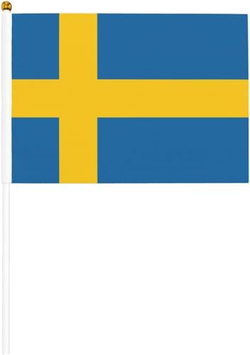 Swedenese Pride: 20 Stück UV-beständige dekorative Flaggen, perfekt für Partys und Festivals