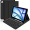 Case with Keyboard for iPad Air 13 Inch M3 2025/ M2 2024, iPad Pro 12.9 inch (6th, 5th, 4th, 3rd Generation) Case with Magnetic Detachable Keyboard, Leather Folio Cover with Pencil Holder (Black)