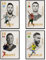 NebulaNova Ronaldo Poster, Football Superstar Messi, Neymar and M bape Poster Messi Poster Kunstdruck-Poster, Sport-Promi-Poster, Für Wohnzimmer, Raumdekoration Set of 4 Unframe08x12inch(20x30cm)