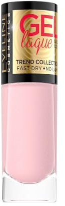 Eveline Cosmetics Gel-Lack Nagellack Nr. 203 - Schnell trocknend, langanhaltender Gel-Effekt ohne UV/LED-Lampe, einfache Anwendung, 8ml