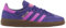 adidas Originals Handball Spezial, Wonder Silver/Off White/Gum, Collegiate Purple Burst, 6.5 Women/5.5 Men