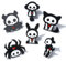 UR URLIFEHALL 6 Stück 6 Stile Punk Emaille Revers Pins Set Gothic Stil Skelett Tier Brosche Pins für Rucksack Hüte Jacken Leinwand Taschen Kleidung