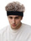 SEAUR Fake Haar Mütze Verstellbarer Hut mit Stachelperücken Beanie Mütze mit Haarperücke Herren Perücke Hip Hop Hut Braun