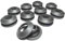 AWAPRO Lot de 25 œillets pour bâches inoxydables 28 x 28 x 12 mm - Œillets en plastique pour bâche de piscine