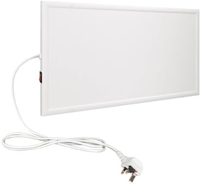 byecold 170W Far Infrared Panel Electric Heater Panel Wall Mounted, Overheating Protection Energy Efficient Electric Heater with Switch for Living Room/Bedroom -620 * 320mm