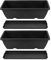 BESTonZON 2piezas Jardinería Plástico para Cajas De Bandejas para Huertos Interiores y Exteriores