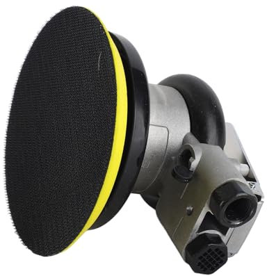 Saluaqui Eficiente Lijadora Orbital Aleatoria de Aire de 5 Pulgadas para Pulido de Superficie Superior en Ironware, Automotrices y Muebles - Herramienta de Lijado a Mano Neumático con bajo Ruido y