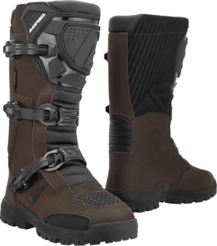 Acerbis Galibier waterproof Stivali da enduro, marrone, 41