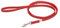 IDC Color & Gray gumierte Leine, 14 mm x 1,8 m mit Schlaufe, Rot-Grau