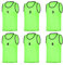 RHINOS sports Leibchen Set (6 Stück) | Nummeriert 1-6 | Grün | Größe L | Erwachsene