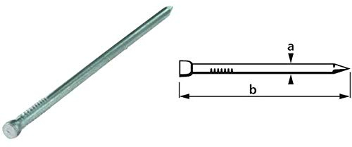 suki. Drahtstift, Stauchkopf, 1, 8 x 35 mm, blank, 400 g