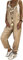 DOTBUY Salopette da Donna in Lino, Elegante Estiva Premaman Pantaloni Siamesi Donna Romper Tasche Pantaloni Larghi Tuta Overall Monopezzi Partito Playsuit (S,Cachi)