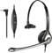 Wantek 2.5mm Headset with Microphone Headset for PC/Laptop Stereo Headphones with Noise Cancelling Wired Headsets for Call Center Office Phone, Work with Panasonic DECT Gigaset C430 C610 S850