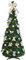 WeRChristmas Pre-Lit Pop Up Decorated Christmas Tree with 150 Warm LED Lights, Multi-Colour, 6 feet/1.8m