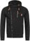 Indicode Herren Elm Kapuzensweatjacke | Herrenhoddie Hoodie Kapuzenpullover Männer Black, L