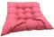 HotYou Sanft Basic Sitzkissen, Stuhlkissen mit Bändern - für Innen- und Außenbereich geeignet, Sitzpolster Auflage für Haus und Garten,Lila Rot,40 * 40CM