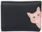 Mala Leather Cleo The Cat Collection 3533_50 Kleine b枚rse aus Leder mit RFID-Blockierung, Schwarz (Schwarz) - 3533_50