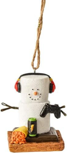 Ganz MX179705 S'Mores Gamer Dekoratives Hänge-Ornament, 7 cm, Höhe, mehrfarbig
