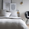 MATT & ROSE Parure de Lit 140x200 cm Unie Jersey | Housse de Couette 140x200 cm + 1 Taies d'oreiller 65x65 cm | 100% Coton | Gris Chiné | Fermeture à Rabat |Oeko-TEX