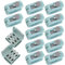 DOULEIN Bettbezug Halter Clips,12 Pcs Schnalle Bettdecken Clip Hohe Elastizität Bettdecken-Clips Anti Rutsch Klemme Clips zur Befestigung der Bettdecke