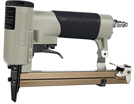 Woodpecker N1013J Agrafeuse pneumatique pour tissus d'ameublement Calibre 20 Série 10J 7/16 Couronne 1/4 à 1/2 Longueur 1/2