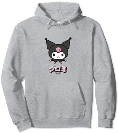 Kuromi Sanrio Personaggio Classico Giappone Design Felpa con Cappuccio