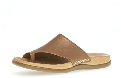 Gabor Damen Pantoletten, Frauen Slipper,Best Fitting,Schlupfschuhe,schluepfschuhe,Slides,Slip-ons,Backless Slipper,Mules,Peanut,42 EU / 8 UK
