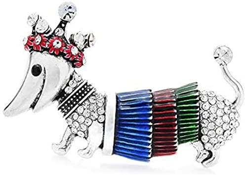 Sudemota Boutons de Broche Épinglette Accessoire Pull Teckel Chien Broche émail Broches