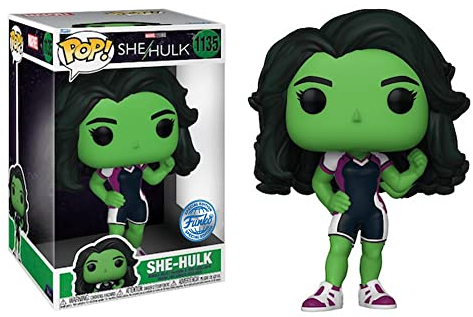 Funko Pop Jumbo! Marvel: She-Hulk (Exc), Sammelfigur aus Vinyl – 65050