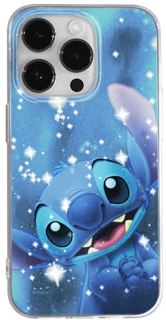ERT GROUP mobile phone case for Apple Iphone 14 PRO MAX original and officially Licensed Disney pattern Stitch 002 optimally adapted to the shape of the mobile phone, case made of TPU