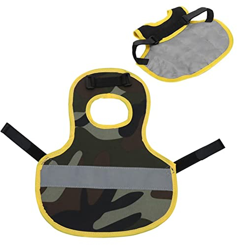 delr Haustier-Weste - Verstellbare Hühner-Henne-Sattelschürze - Reflektierende Weste für Haustiere, verstellbare Kleidung, Geflügel, Henne, Sattelschürze, reflektierende Sicherheitsweste für Huhn